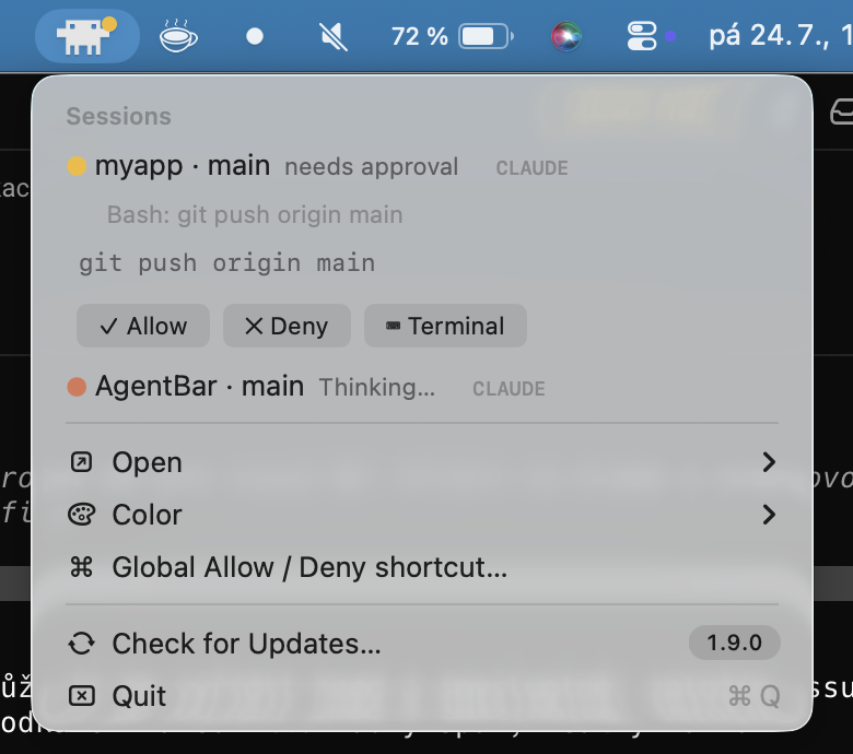 AgentBar