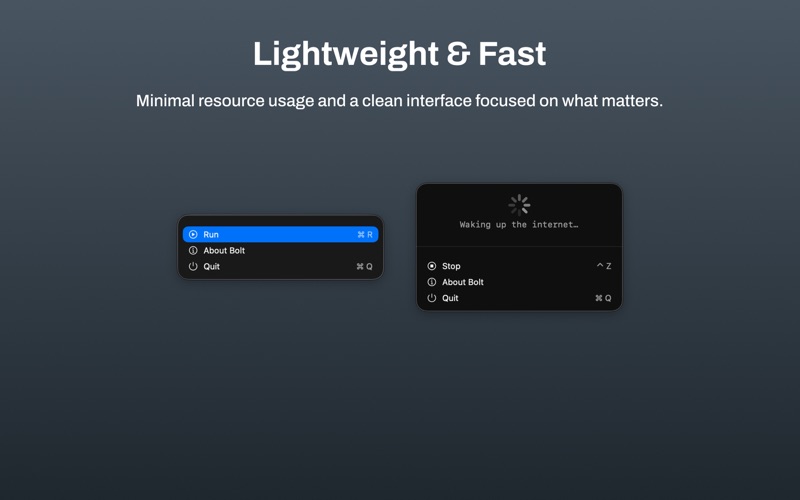 Bolt: Network Speed Test