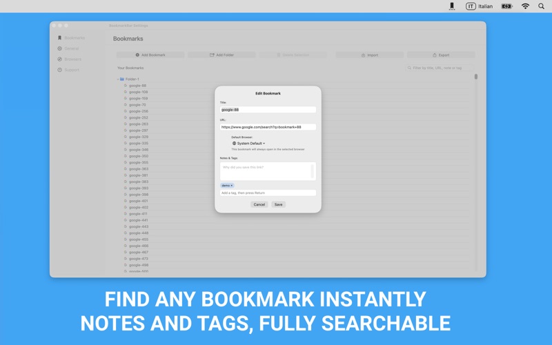 Bookmark Bar – Multi Browser