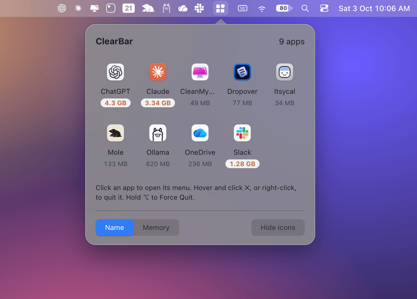 ClearBar