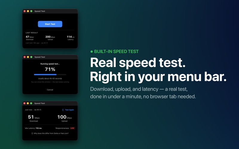 NetCheck - Menu Bar Monitor