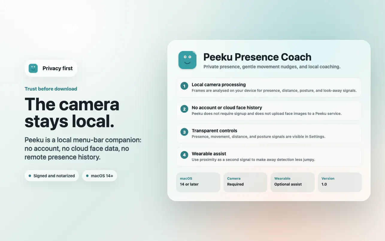 Peeku Presence Coach