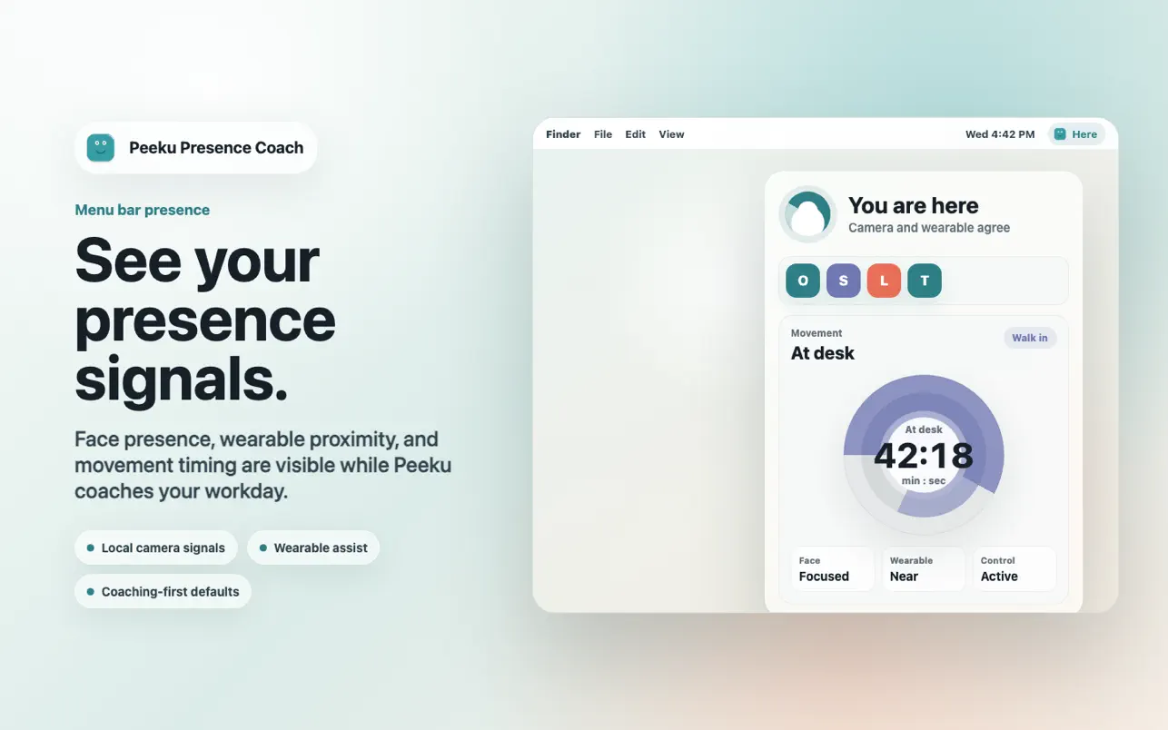 Peeku Presence Coach